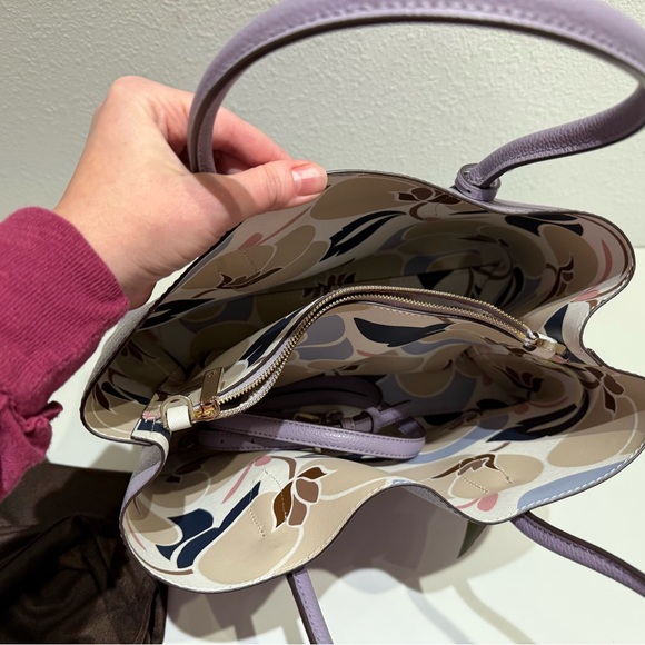 Kate Spade Lavender Satchel Bag - Picture 4 of 4